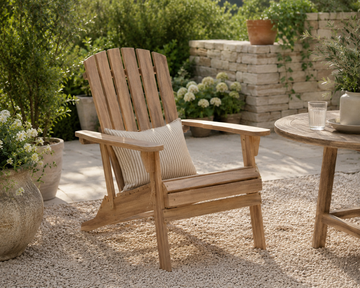 Aspri Lounge Chair with Footstool