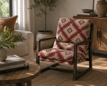 Burela Lounge Chair - Mira Aztec