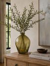 Pereda Handblown Glass Vase - Olive