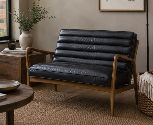 Datsun 2 Seater Sofa - Antique Ebony