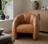 Atella Tub Chair - Antique Tan