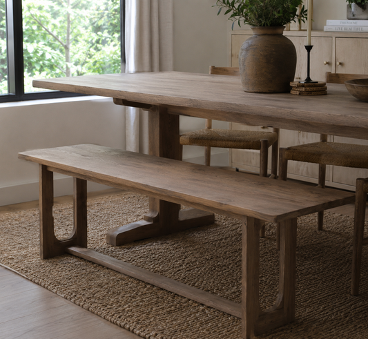 Craft Dining Bench - Smoked