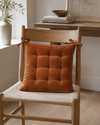 Cotton Velvet Seatpad - Tan