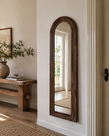 Beaufort Mirror - Dark Wood