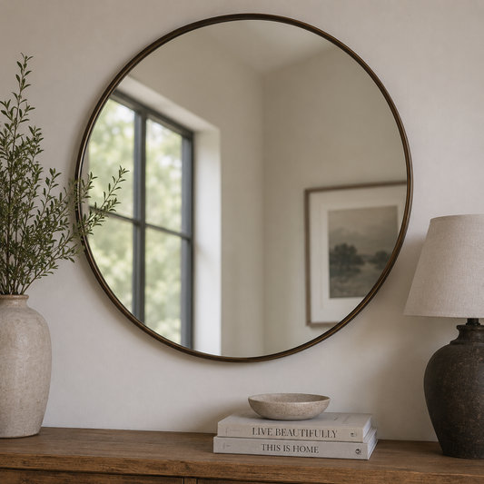 Round Greystoke Mirror