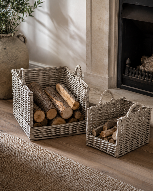 Corte Log Baskets (Set of 2)