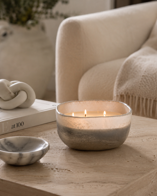 Large Mercury Candle - Amber and Lily