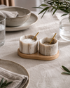 Marble Novi Spoon and Pinch Pot