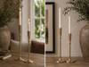 Ortillo Candle Stick - Brushed Gold (Set of 2)