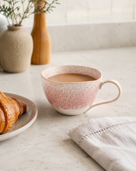 Reactive Organic Mug - Pink (Pack of 4)