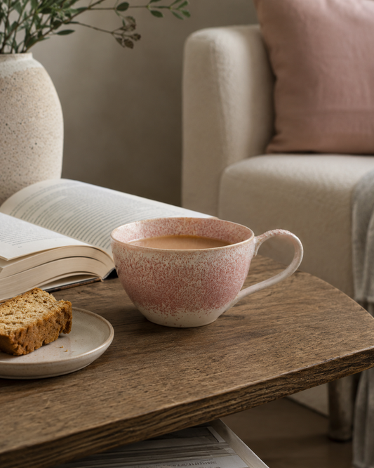 Reactive Organic Mug - Pink (Pack of 4)