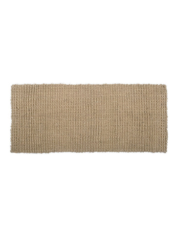 Jute Woven Double Doormat — detail