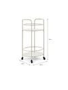 Rive Droite Drinks Trolley - Clay