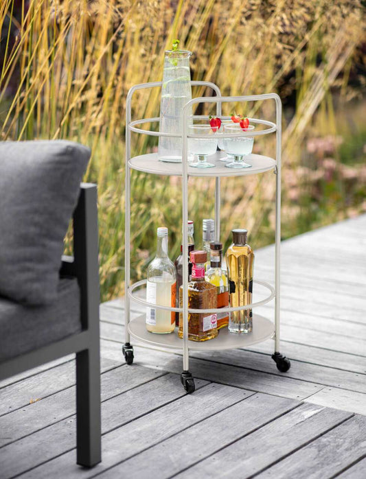 Rive Droite Drinks Trolley - Clay