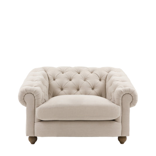 Chesterfield Armchair - Willow Dusty
