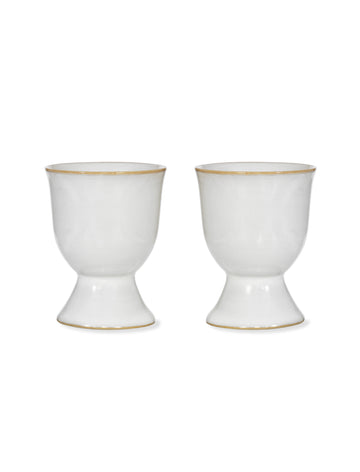 Ithaca Ceramic Egg Cups — detail