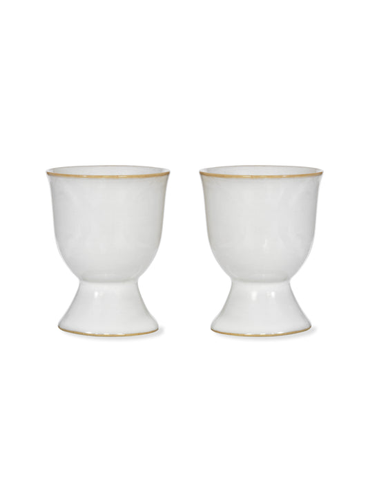 Ithaca Ceramic Egg Cups — detail