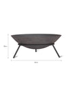 Idbury Fire Pit - Cast Iron