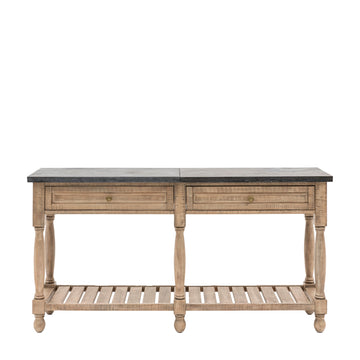 Vancouver Stone-top Console Table — product shot
