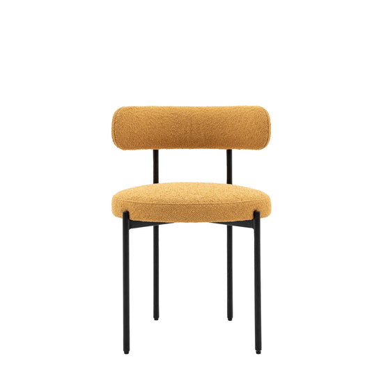 Aveley Dining Chair 2pk - Ochre - hus & co.