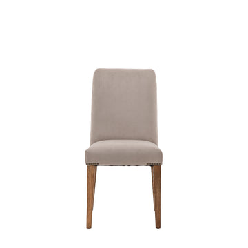 Highgrove Chair, Dove Velvet — product shot