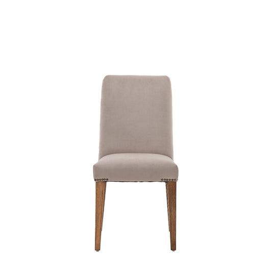 Highgrove Chair Dove Velvet (2pk)