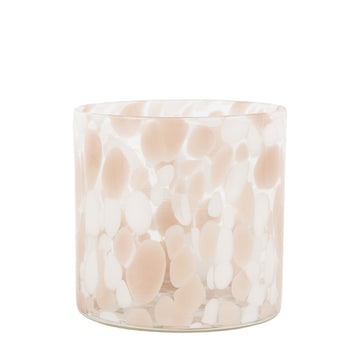 Large Confetti Candle Holder, Taupe — product shot
