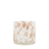 Small Confetti Candle Holder - Taupe