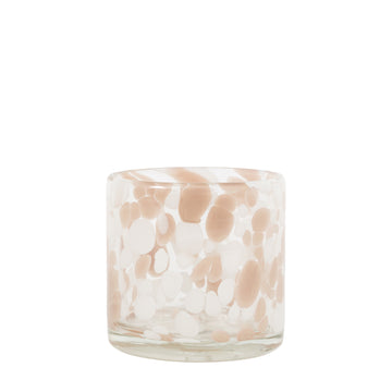 Small Confetti Candle Holder, Taupe — product shot