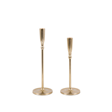 Ortillo Candle Stick, Brushed Gold — product shot