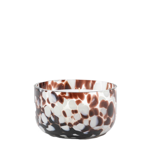 Medium Confetti Candle - Brown