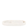 Piedra Marble Trinket Tray - White (Set of 2)
