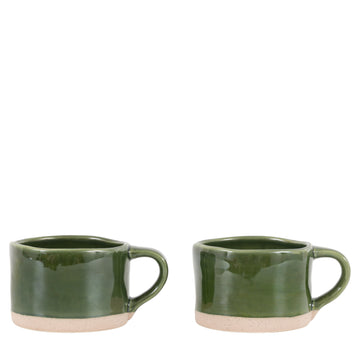 Rustic Mug, Green — product shot