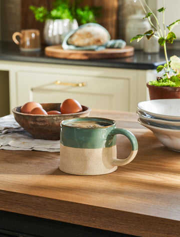 Bladon Half Glazed Mugs - Rosemary (Set of 2)