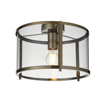 Hopton Ceiling Light, Antique Brass — product shot