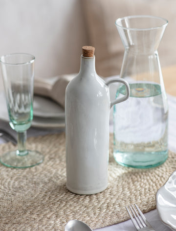 Ithaca Oil Ceramic Bottle