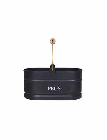 Steel Peg Bucket, Carbon — product shot