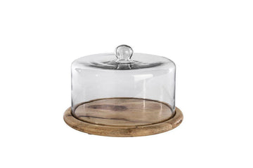 Recycled Glass Cake Dome — product shot