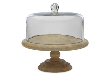 Recycled Glass Dome Cake Stand — product shot