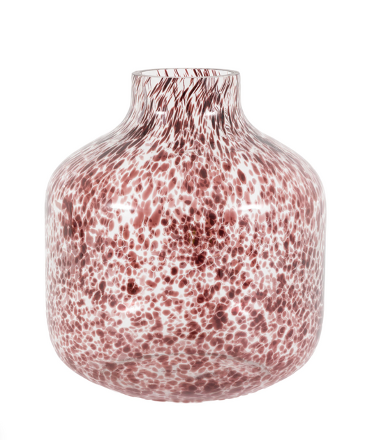 Large Confetti Vase Brown