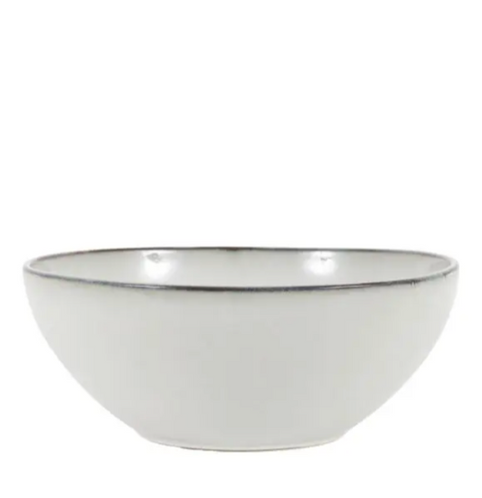 Reactive Glaze Serving Bowl — detail