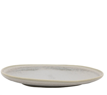 Pebble Glaze Side Plate, Dove Grey — alternative angle