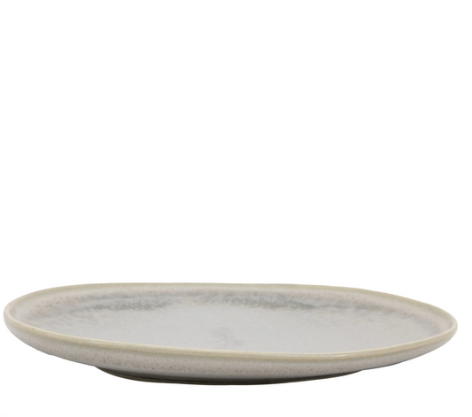 Pebble Glaze Side Plate, Dove Grey — alternative angle