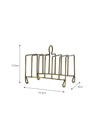 Brompton Toast Rack - Antique Brass Finish