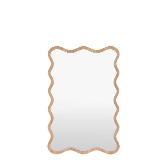 Wiggle Mirror - Oak