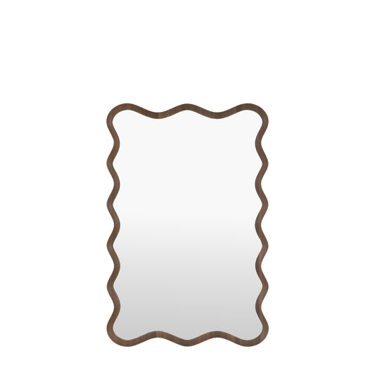 Wiggle Mirror - Walnut