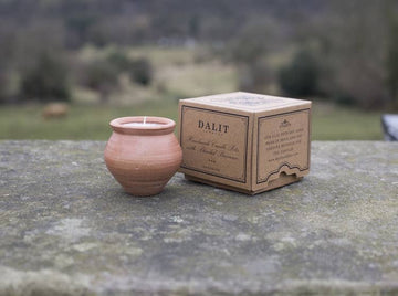 Handmade Terracotta Candle Deepti Lavender