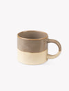 Bladon Half Glazed Mugs - Truffle (Set of 2)