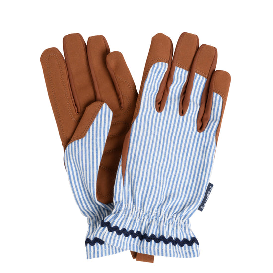 Colour Collection Gardening Gloves Blue Stripe