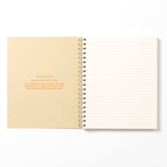 Kraft notebook detail